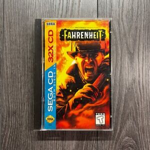 Fahrenheit Sega CD 32X CD Video Game 1995 Sega TruVideo 2-Disc Set 4438